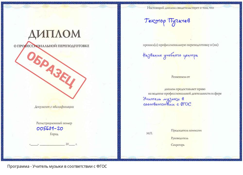 Учитель музыки в соответствии с ФГОС Жигулёвск